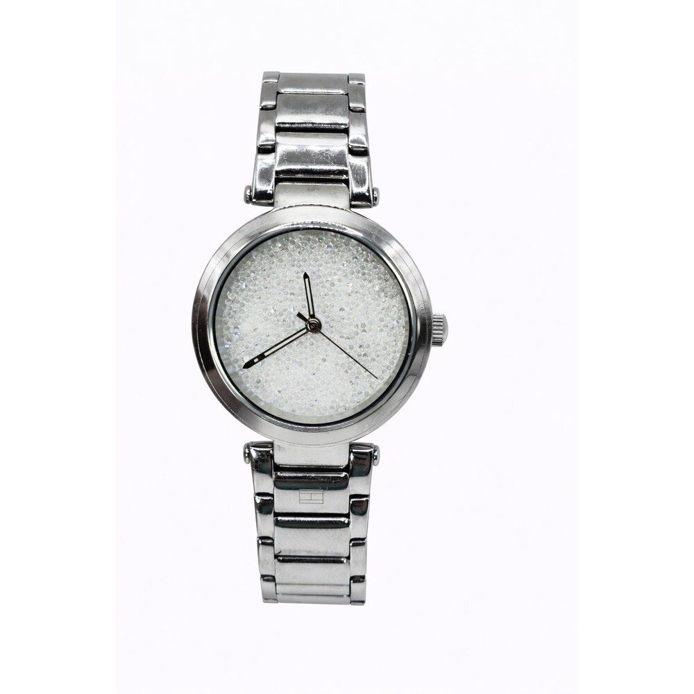 Tommy Hilfiger Women’s Silver Tone Watch Crystal Dial Quartz Bracelet